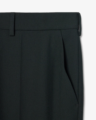 Regular Fit Tailored Wool Blend Pants