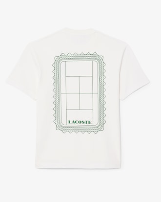Tennis Print Cotton Jersey T-shirt
