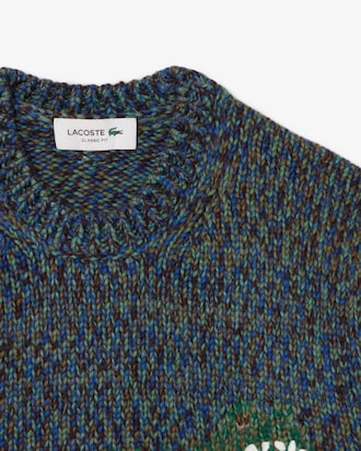 Mercerised Knit Intarsia Crocodile Sweater