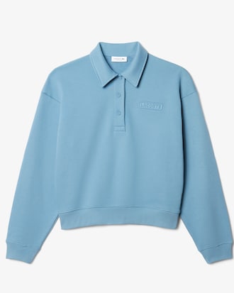 Polo Collar Sweatshirt