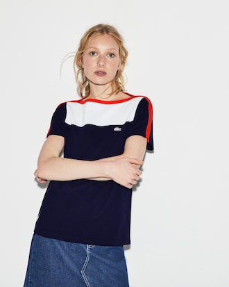 Women's Lacoste SPORT French Open Edition Cotton T-shirt