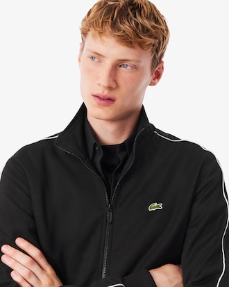 Paris Piqu&eacute; Zip Front Track Jacket