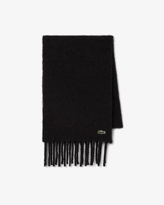 Fringed Alpaca Wool Scarf