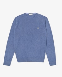 Men's Crew Neck Wool Jersey Sweater