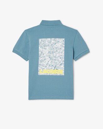Printed Petit Piqué Polo Shirt