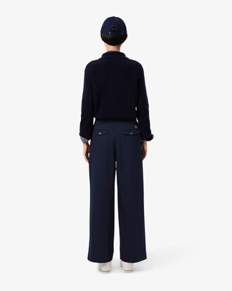Wide Fit Stretch Gabardine Chino Pants