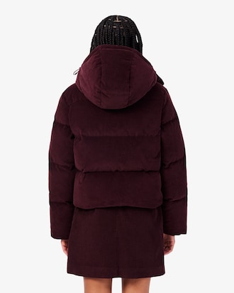 Relaxed Fit Corduroy Down Jacket