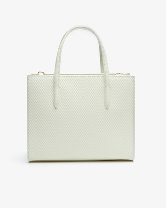 Women's Chantaco Dual Carry Piqu&eacute; Leather Zip Tote Bag