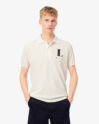 Classic Fit Printed Petit Piqu&eacute; Polo Shirt