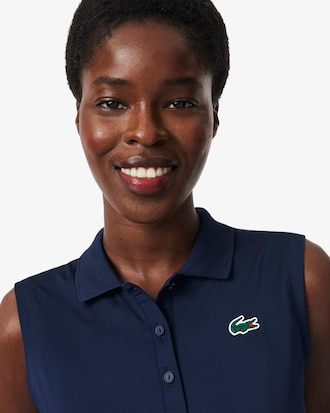 Slim Fit UV Protect Stretch Golf Polo Shirt