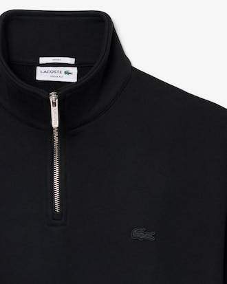 Heavy Fleece Zipper Neck Sweatshirt
