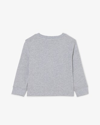 Crocodile Print Fleece Sweatshirt   