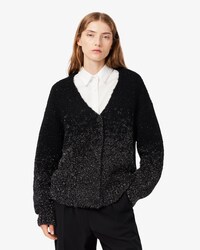 Metallic Ombr&eacute; Jacquard Cardigan