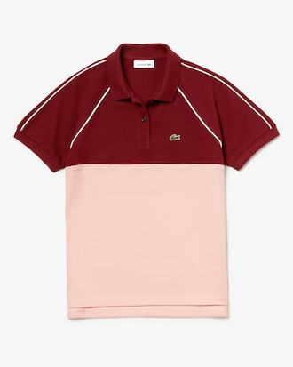 Women's Lacoste Classic Fit Colourblock Cotton Petit Piqu&eacute; Polo Shirt