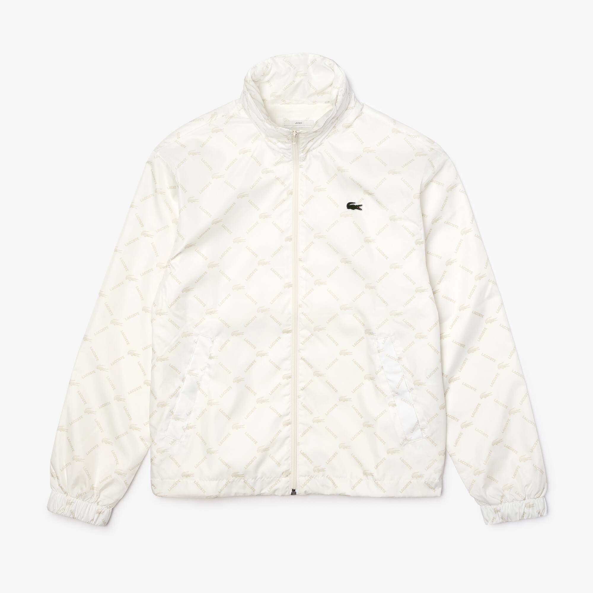 white lacoste jacket