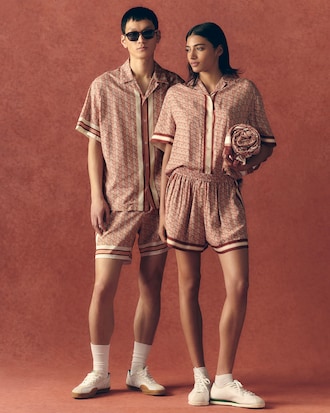 Fluid Monogram Print Shorts
