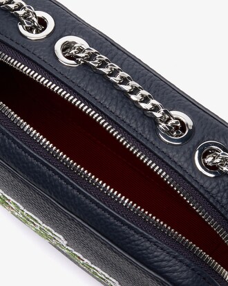 Women's Croco Crew Multicroc Grained Leather Shoulder Bag