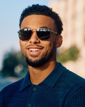 The Line Metal Pilot Glasses