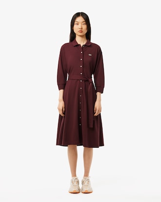 Relaxed Fit Piqué Polo Dress