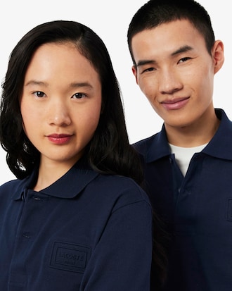 Classic Fit Embossed Branding Polo Shirt