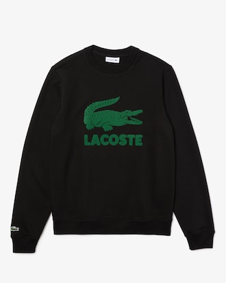 Men's Printed Logo Fleece Crew Neck Sweatshirt