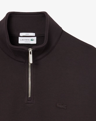 Heavy Fleece Zipper Neck Sweatshirt