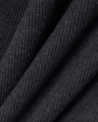 Slim Fit Ribbed Cotton T-shirt