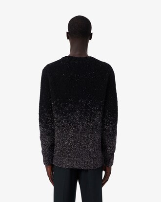 Metallic Ombr&eacute; Jacquard Sweater
