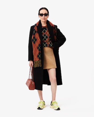 Short Straight Pure Wool Skirt