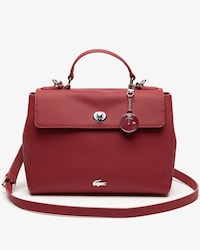 Women's Daily Classic Clasp Coated Canvas Shoulder Bag