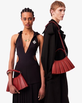 Small Lenglen Leather Bag