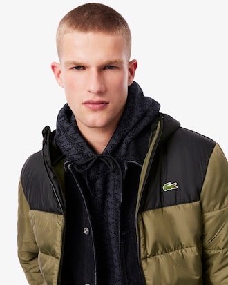 Water-Repellent Quilted Puffed Jacket