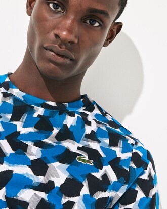 Men's Lacoste SPORT Camouflage Print Cotton Jersey T-shirt
