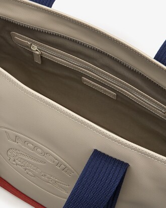 Women's Classic Coated Piqu&eacute; Canvas Zip Tote Bag