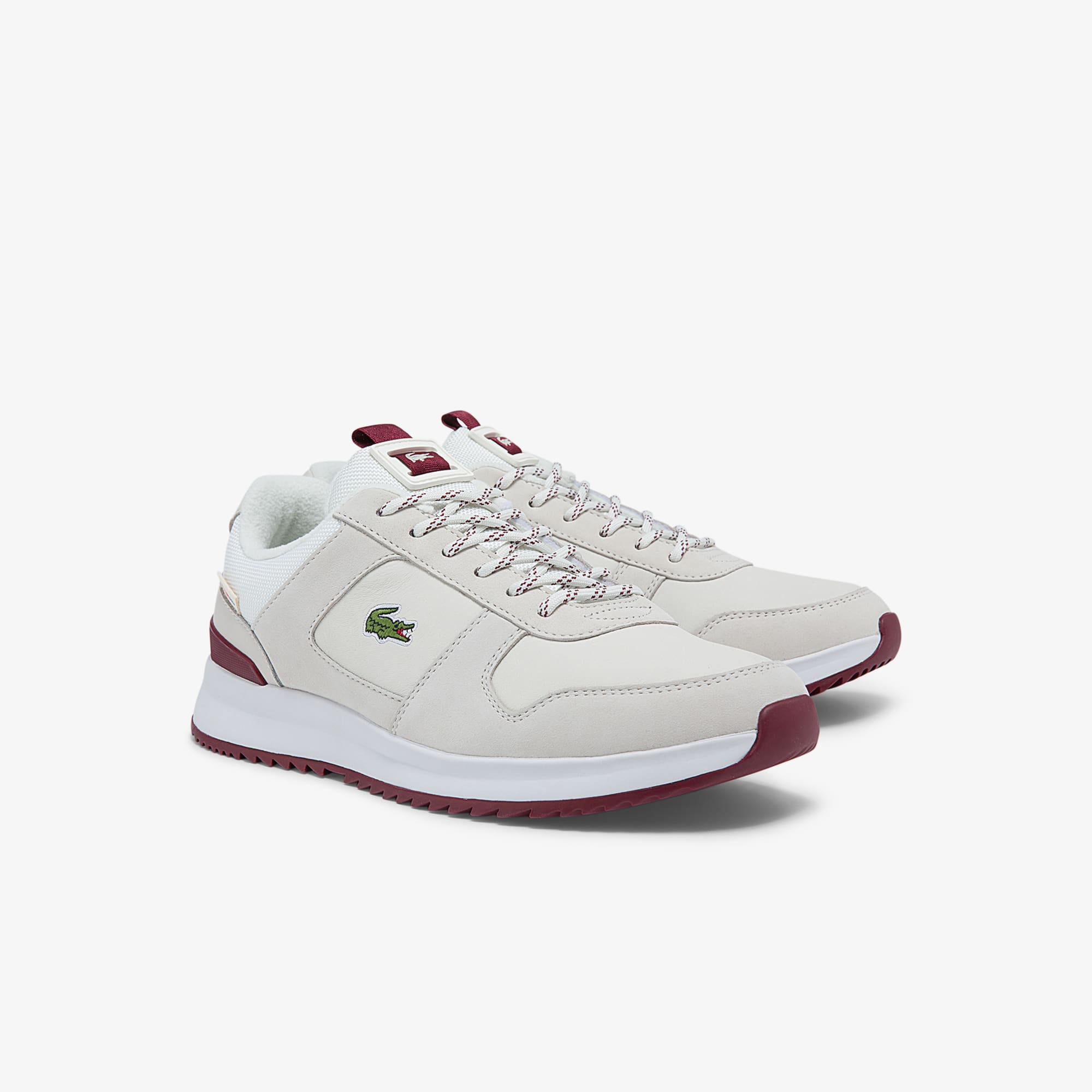Men's Joggeur 2.0 Leather and Textile Trainers | LACOSTE
