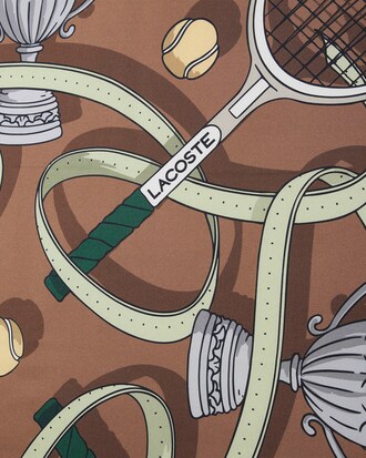 Runway Print Silk Square