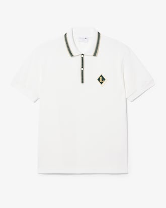 Classic Fit French Made Badge Accent Polo Shirt