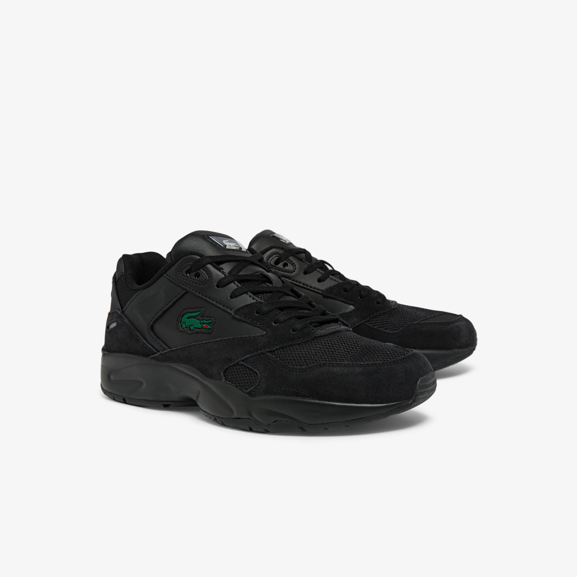 Men's Storm 96 LO Mesh and Leather Trainers | LACOSTE