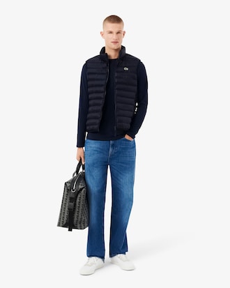 Water-Repellent Puffed Vest