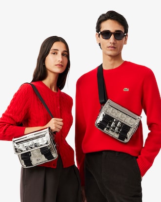 The Blend Silver Messenger Bag