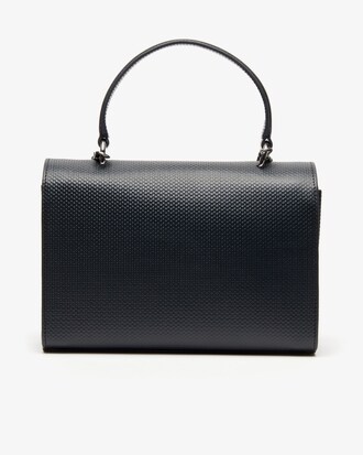 Women's Chantaco Clasp Piqu&eacute; Leather Shoulder Bag