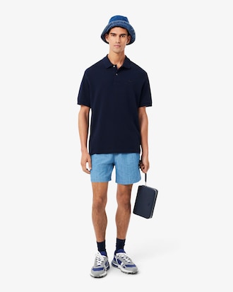 Loose Fit Heavy Piqu&eacute; Polo Shirt
