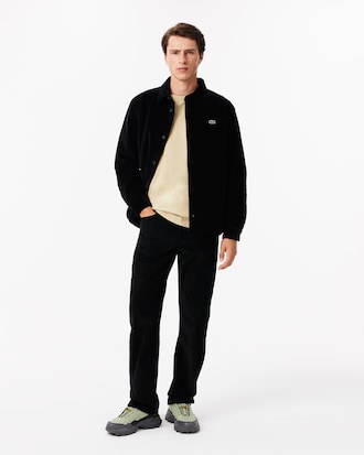 5 Pocket Straight Fit Velour Pants
