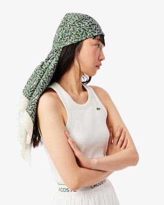 Crocodile Print Cotton Sarong
