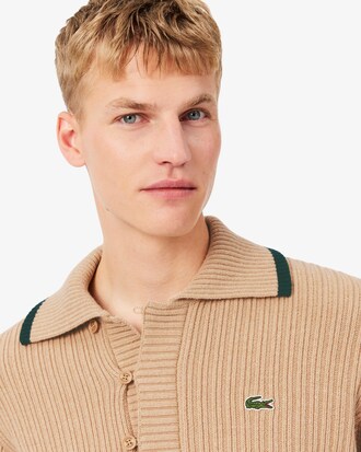 Archive Edition Striped Polo Collar Sweater
