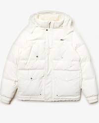 Men's Detachable Hood Multiple Pockets Water-Resistant Quilted Jacket