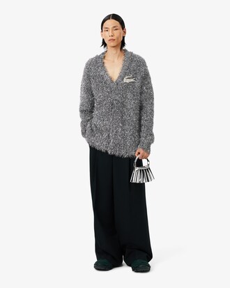 Runway Lurex Knit Cardigan