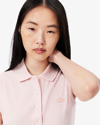Slim Fit L.12.D Sleeveless Stretch Polo Shirt