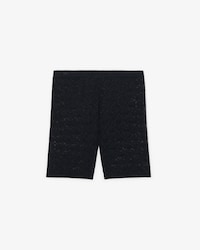 Branded Waistband Lace Cycle Shorts