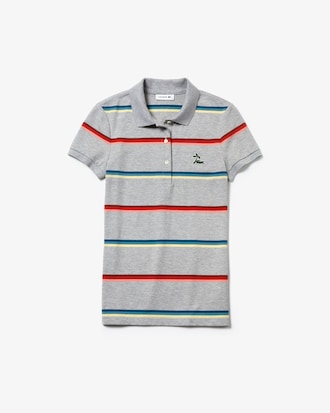 Women's Lacoste Hooded Cotton Piqu&eacute; Polo Shirt